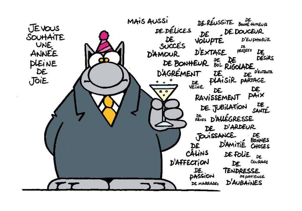 voeux-bonne-annee 2021 © Philippe Geluck et Casterman